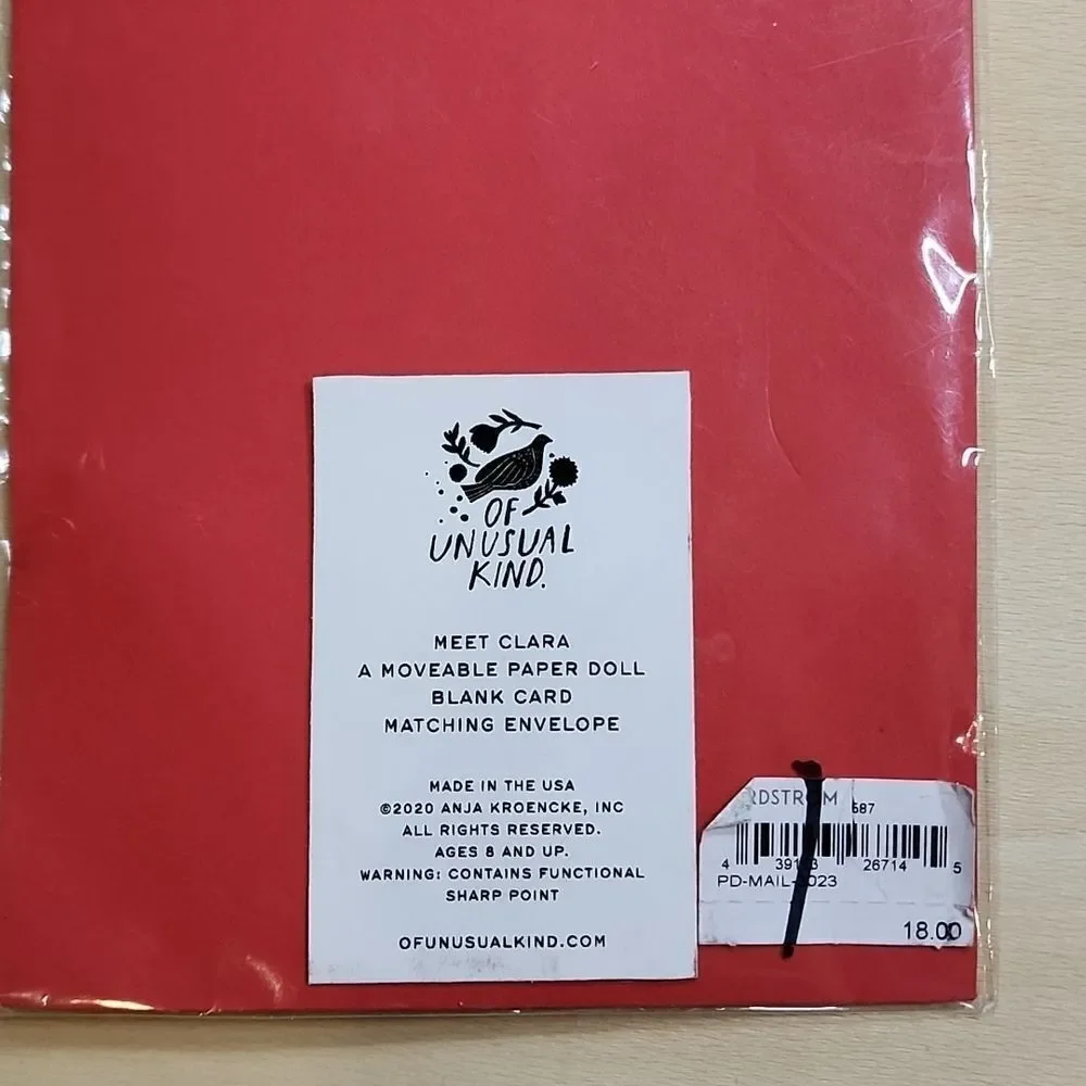 ⚠️Must Bundle⚠️ Set of 2 Cut Out Paper Cards with envelopes